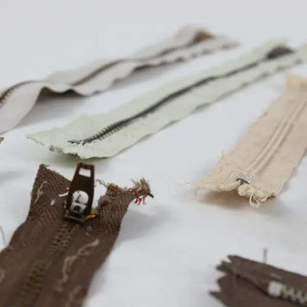 YKK Lot of 17 Assorted Zippers White Beige Brown Black Olive Green