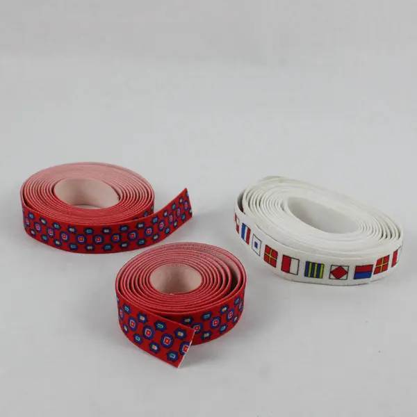 Lot of 3 Canvas Craft Ribbon Rolls Maritime Signal Flags Geometric Design