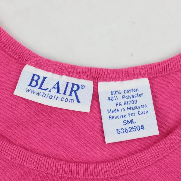 Vtg Blair Women's S Pink Sleeveless Maxi T-Shirt Dress