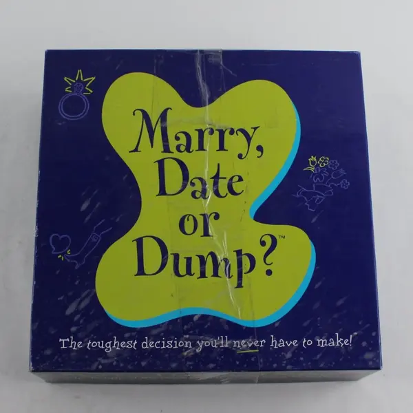 Marry, Date or Dump? Party Game  2003, US-Made, Complete