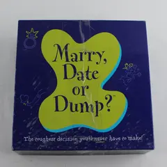 Marry, Date or Dump? Party Game  2003, US-Made, Complete