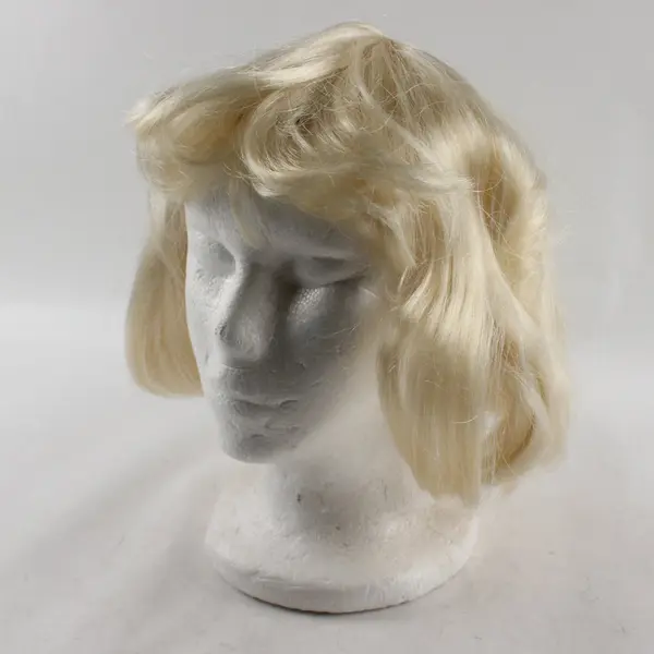 Short Blonde Bob Wig Halloween Costume Accessory