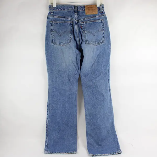 Vintage Levi's Juniors 9 JR.M Med Wash 517 Boot Cut Low Rise Denim Jeans