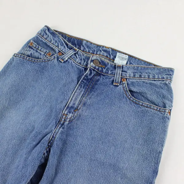 Vintage Levi's Juniors 9 JR.M Med Wash 517 Boot Cut Low Rise Denim Jeans