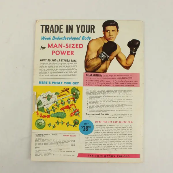 Inside Sports, February 1954 Vol. 2, No. 1, 1953 All America FB Missing 1st Page