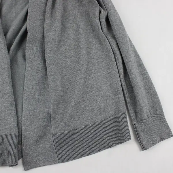 Verve Ami Gray Open-Front Cardigan Women's Medium