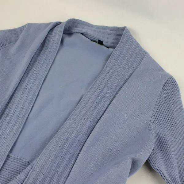 Verve Ami Powder Blue Open-Front Cardigan Women's Medium