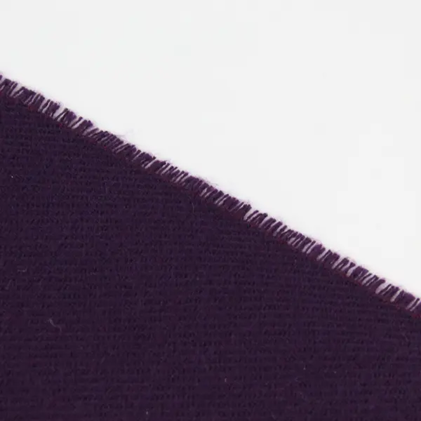 Eggplant Purple Fringe Acrylic Scarf 12"x58"