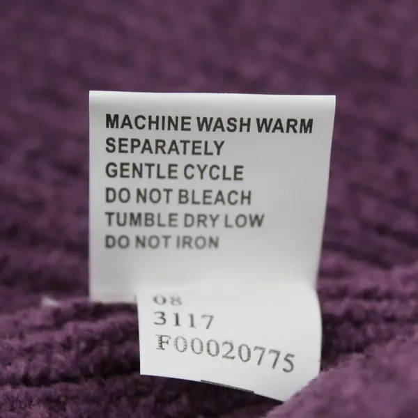 Plum Purple Knit Winter Scarf 9x62 Women Soft Solid Pre-Owned