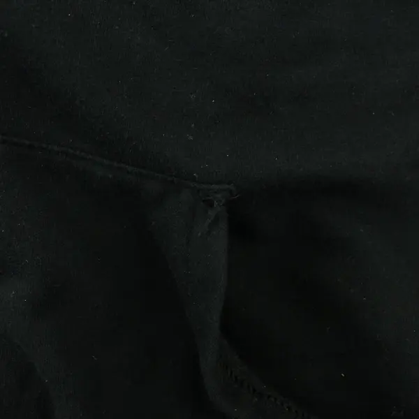 Auden Women's Black Fleece Lined Full Zip Lounge Hoodie Sweatshirt Size M