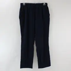 Lands' End Small 6-8 Navy Blue Pull On Pants 100% Cotton 