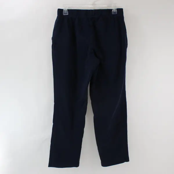 Lands' End Small 6-8 Navy Blue Pull On Pants 100% Cotton 