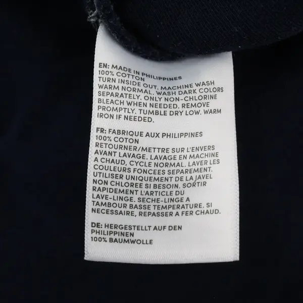 Lands' End Small 6-8 Navy Blue Pull On Pants 100% Cotton 
