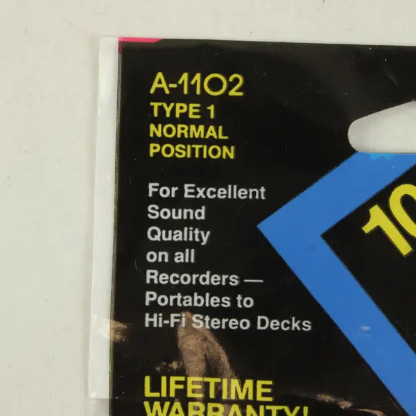 Universal A-1102 Blank Audio Cassette Tape 2 Pack 100 Min New