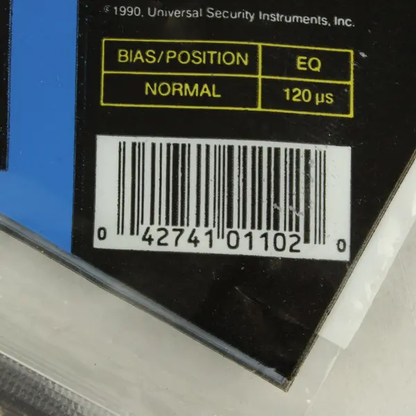 Universal A-1102 Blank Audio Cassette Tape 2 Pack 100 Min New