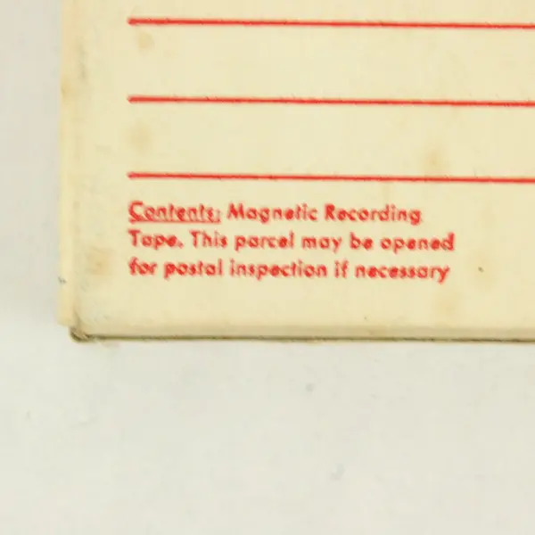 Lot of 2 Audio Magnetics 600' Magnetic Recording Tapes 3 1/4" Reel