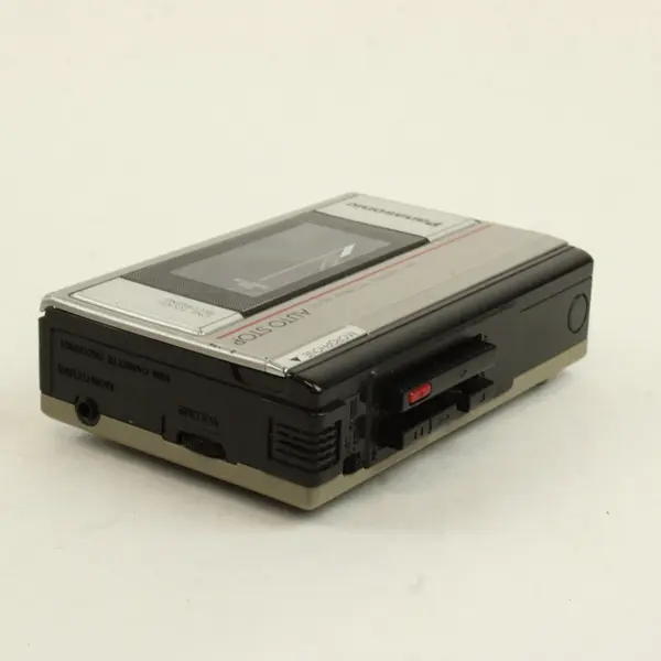 Panasonic RQ-310 Mini Cassette Recorder Tested Missing Battery Cover