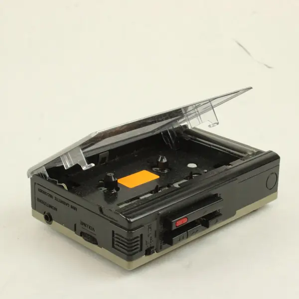 Panasonic RQ-310 Mini Cassette Recorder Tested Missing Battery Cover