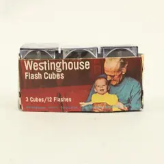 Westinghouse Flash Cubes 3 Cubes 12 Flashes NOS Vintage
