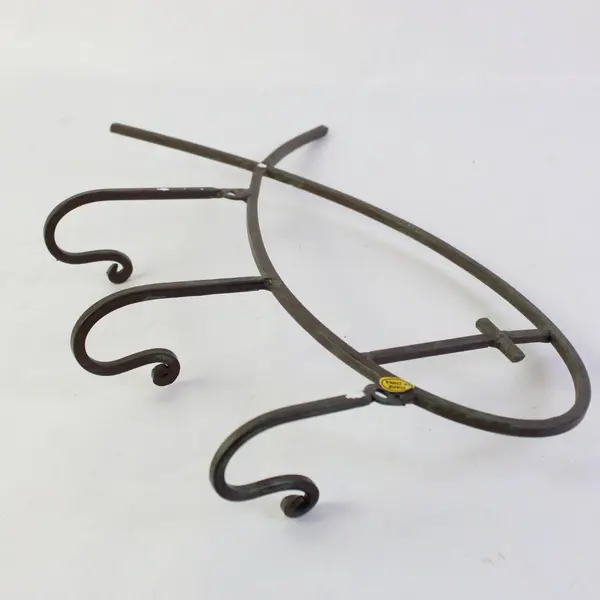 Metal Ichthys Fish Wall Coat Hook 3-Hook Hanger