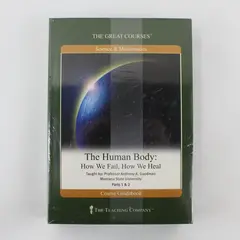 Great Courses Human Body How We Fail, How We Heal Anthony Goodman DVD Set Sealed