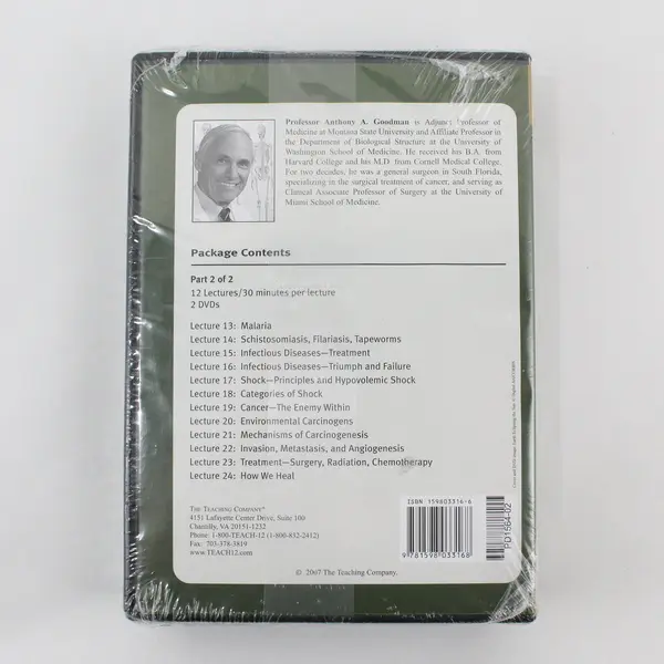 Great Courses Human Body How We Fail, How We Heal Anthony Goodman DVD Set Sealed