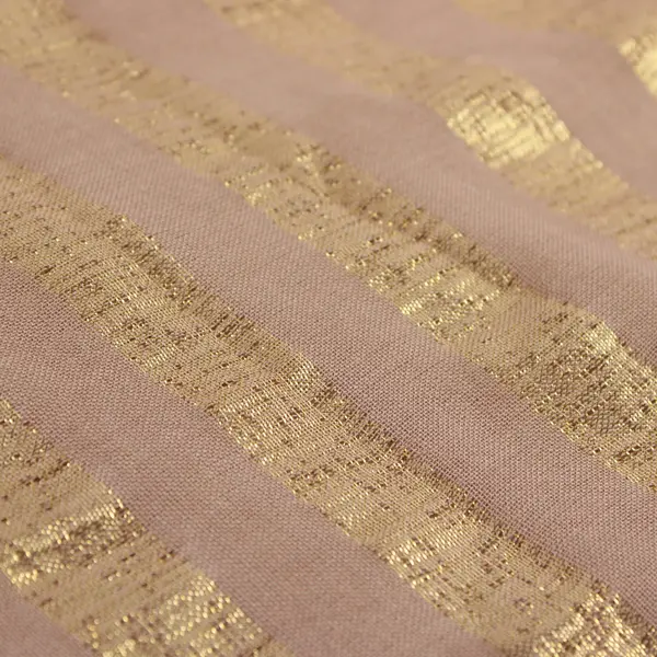 Shimmery Pink and Gold Fringe Lightweight Scarf 20"x66"