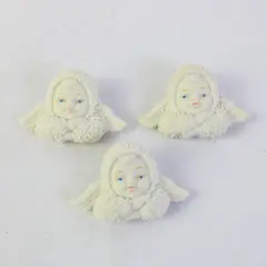 Lot of 3 Department 56 Snowbabies 1997 Friendship Pins Collectible