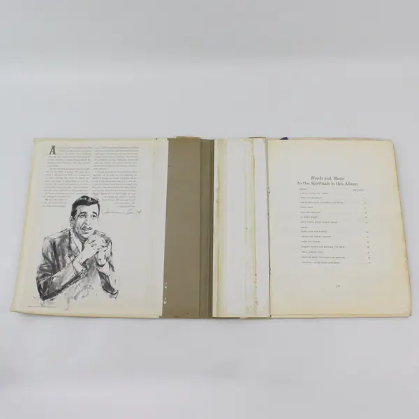 Tennessee Ernie Ford Sing A Spiritual With Me / Song Book 12" Vinyl Record 