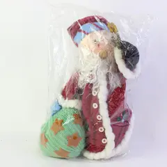 Vintage New Creative Enterprises Santa Claus Fabric Decoration 94311