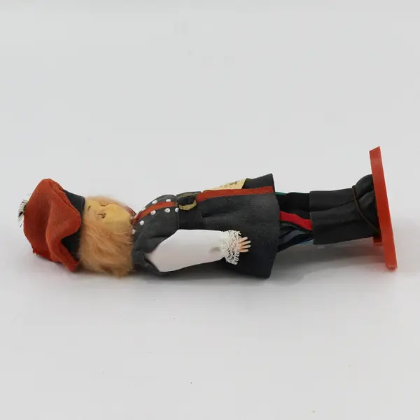 Carlson Dolls Polish Boy Ethnic Doll 8-79 with Red Plastic Heart Stand And Tag