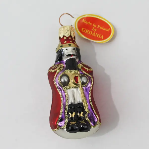 VTG Gedania Detailed Hand-Blown Glass Wise Man Ornament 3" Taron Collection 