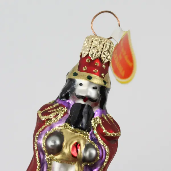 VTG Gedania Detailed Hand-Blown Glass Wise Man Ornament 3" Taron Collection 