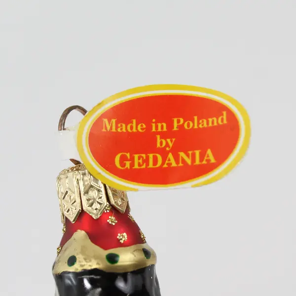 VTG Gedania Detailed Hand-Blown Glass Wise Man Ornament 3" Taron Collection 
