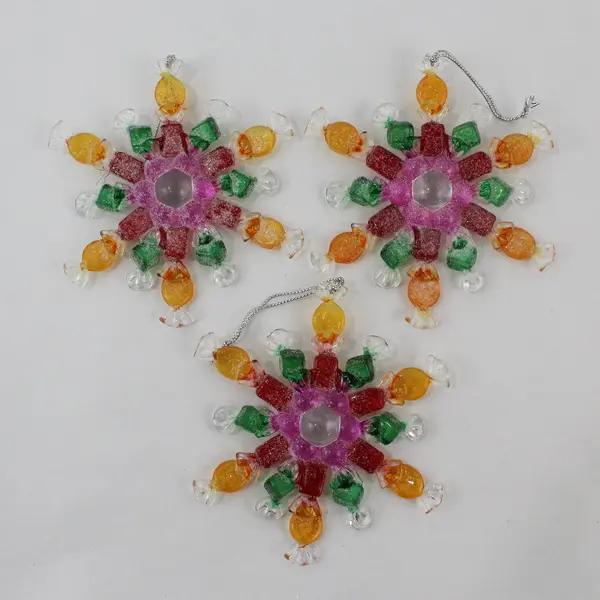 Mixed Lot of 16 Candy Christmas Ornaments