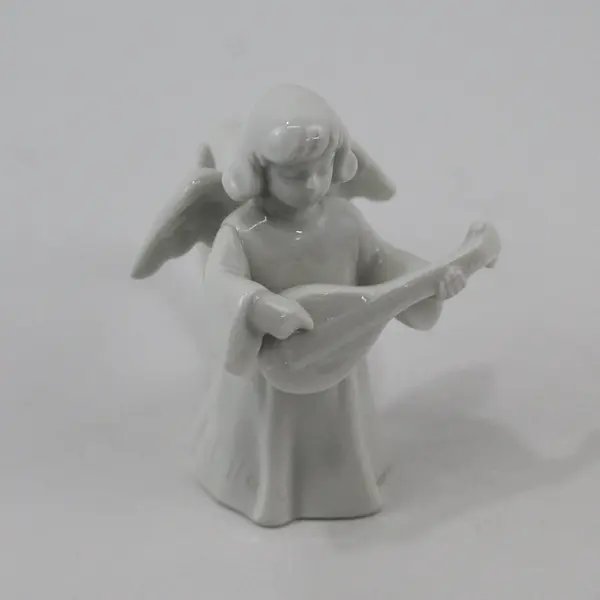 Lot of 3 VTG 1990 Reco White Ceramic Christmas Angel Napkin Rings