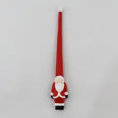 Vintage Department 56 Pencil Santa Ornament 7.5"