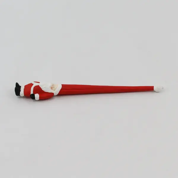 Vintage Department 56 Pencil Santa Ornament 7.5"
