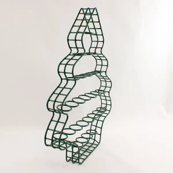 Green Christmas Tree Holiday Display Rack 18"