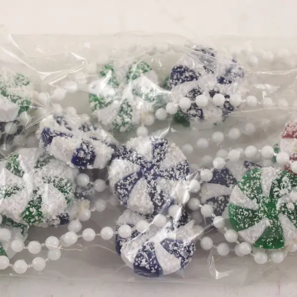 Lot of 4 VTG Enesco Candy Christmas Tree Garlands 2001