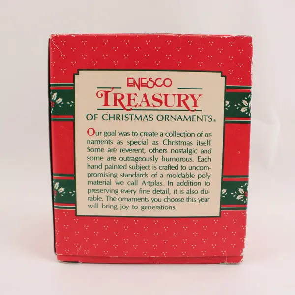 VTG 1990 Enesco Ten Lords-A-Leaping 12 Days of Christmas Ornament