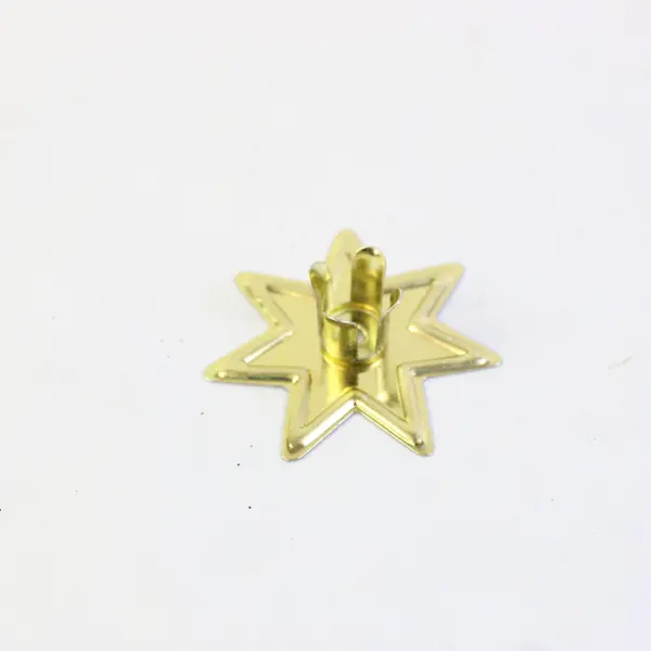 Lot of 43 Vintage Gold-Tone 8 Point Star Candle Holders Christmas Tree