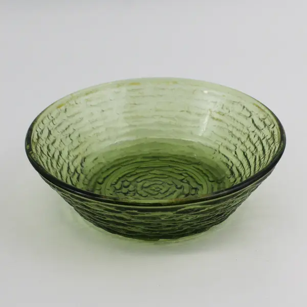 Set of 5 Vintage Anchor Hocking Soreno Avocado Green Cereal Bowls 6"