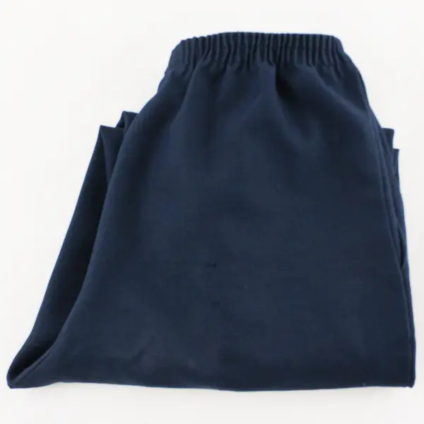 Alfred Dunner Pants Women's Petite 6P Navy Pull On Elastic Waist Short Trousers