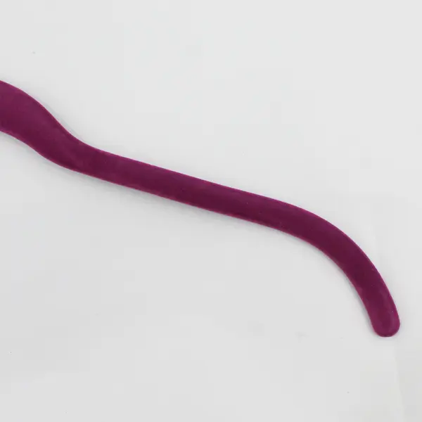 Joy Lot of 10 Purple Velvet Non-Slip Closet Hangers Shirts Tops Coats