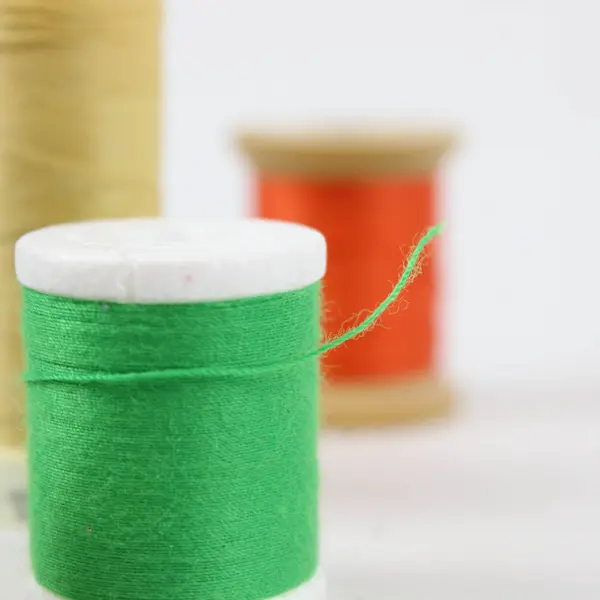 Lot of 7 Sewing Thread Spools Assorted Colors