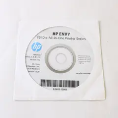 HP Envy 7640 Printer Software Driver Disc E4W43-10003