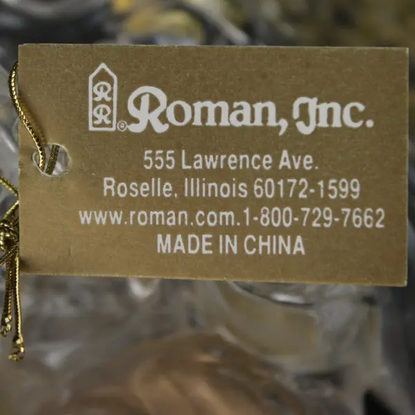 Roman Inc Acrylic Golden Kneeling Angel Statue 8in