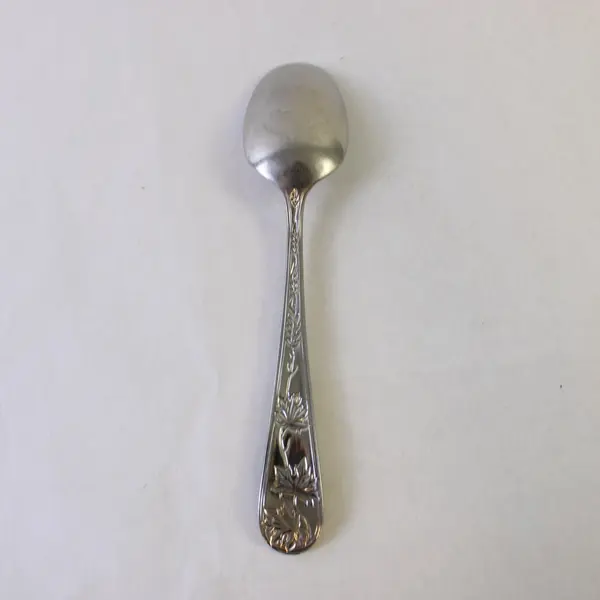 Retroneu Leaf Garden Stainless Steel Oval Soup Spoon 7.75 in