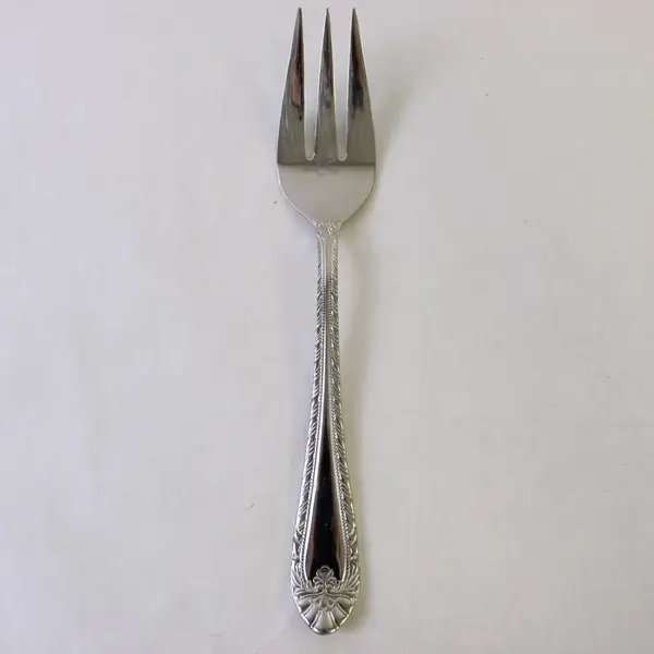 Reed & Barton Royal Britannia Stainless Cold Meat Serving Fork 9in